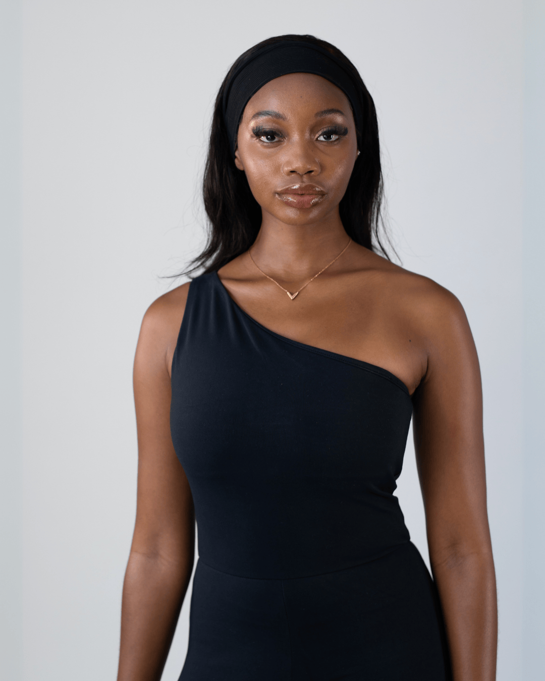 Asymmetrical Workout Jumpsuit – One-Shoulder Gym Wear